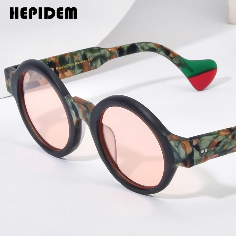 HEPIDEM Matte Acetate Polarized Sunglasses UV400 Men 2023 New Design Retro Big Circle Round Sun Glasses Women Shades H9271T
HEPIDEM Matte Acetate Polarized Sunglasses UV400 Men 2023 New Design Retro Big Circle Round Sun Glasses Women Shades H9271T