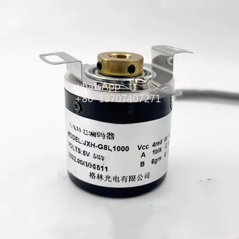 1 шт. JXH-G8L-1000 инкрементный фотоэлектрический поворотный энкодер с полым валом
1 шт. JXH-G8L-1000 инкрементный фотоэлектрический поворотный энкодер с полым валом