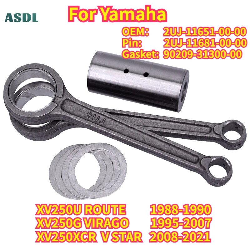 2UJ-11651-00-00 Moto Connecting Rod Main Crankshaft Bearing Kits For Yamaha XV250U 88-90 XV250 VIRAGO XV250XCR V STAR 1995-2021
2UJ-11651-00-00 Moto Connecting Rod Main Crankshaft Bearing Kits For Yamaha XV250U 88-90 XV250 VIRAGO XV250XCR V STAR 1995-2021