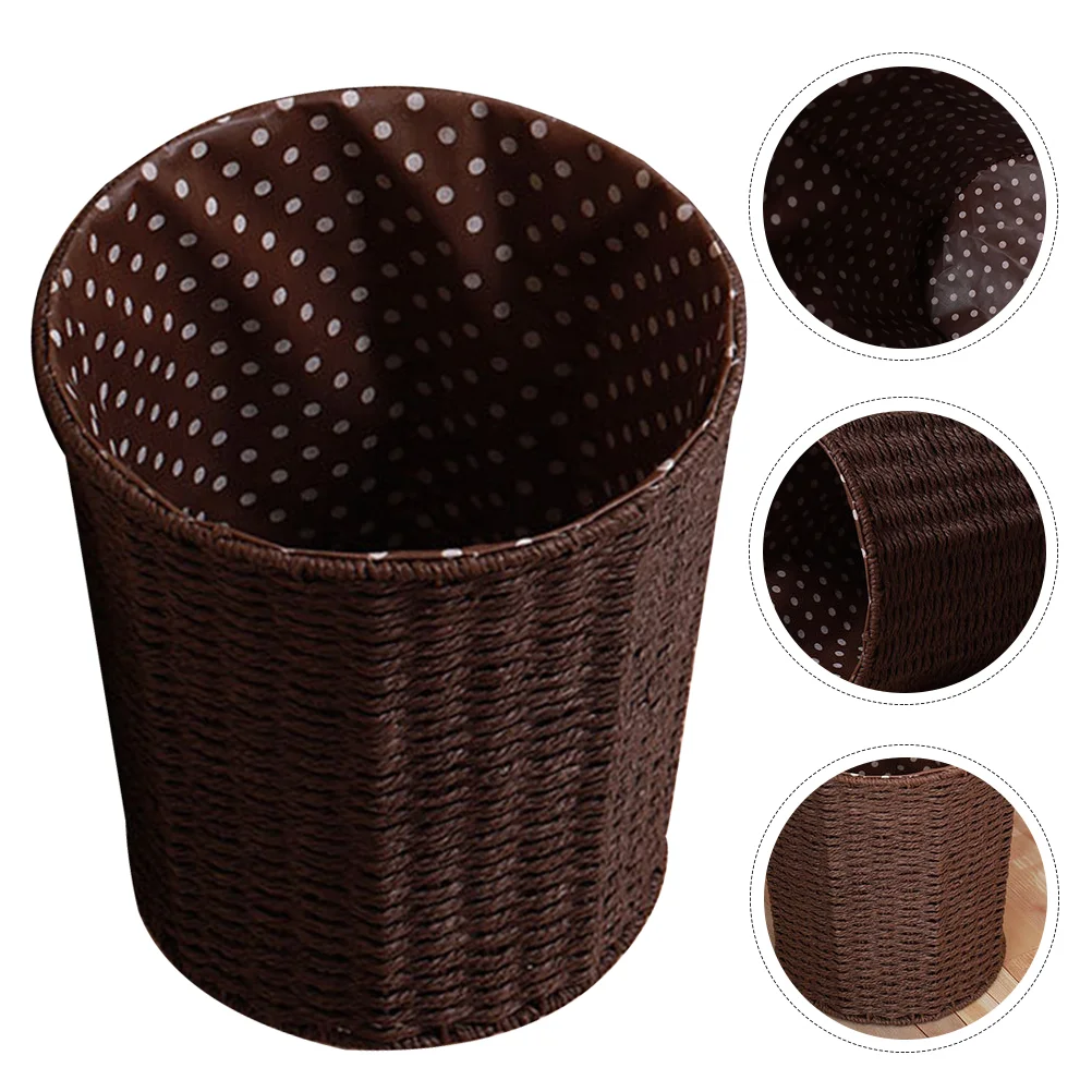 Laundry Hamper with Lid Basket Trash Bins Litter Can Garbage Rattan Weaving Wastebaskets Cans Iron Frame Paper Rope Mat
Laundry Hamper with Lid Basket Trash Bins Litter Can Garbage Rattan Weaving Wastebaskets Cans Iron Frame Paper Rope Mat