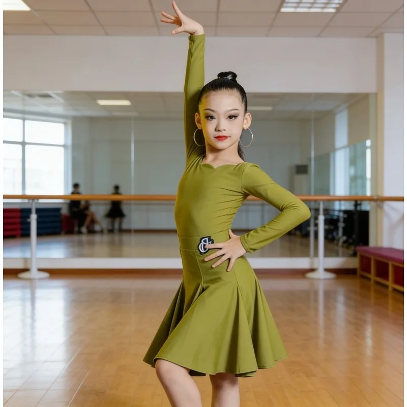 2026 New Girls Latin Dance Outfit Kids Autumn Winter Competition Grade Performance Practice Dance Wear performance accessories
2026 New Girls Latin Dance Outfit Kids Autumn Winter Competition Grade Performance Practice Dance Wear performance accessories
