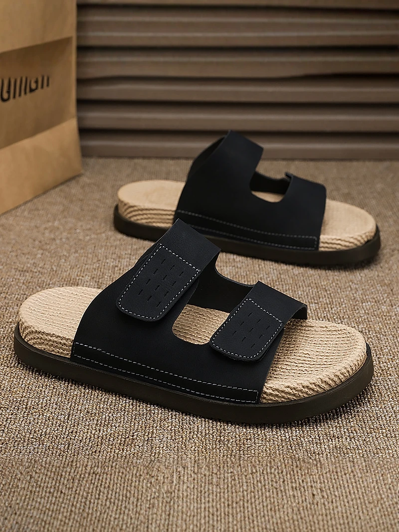 Birkent Men's Slippers Summer 2026 New Outdoor Wear Anti-slip Woven Softwood Thick Bottom Casual Beach Sandals
Birkent Men's Slippers Summer 2026 New Outdoor Wear Anti-slip Woven Softwood Thick Bottom Casual Beach Sandals