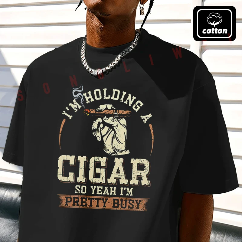 Cigar Lover Design Motorcycle T-Shirt Men's Black Cotton TShirt New Summer Casual O-neck Short Sleeve Tees
Cigar Lover Design Motorcycle T-Shirt Men's Black Cotton TShirt New Summer Casual O-neck Short Sleeve Tees