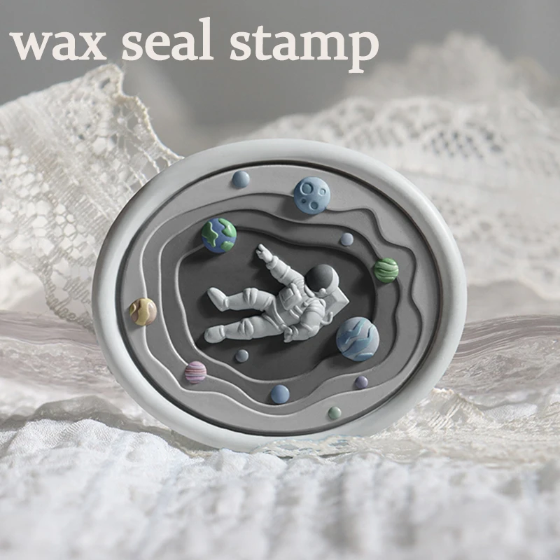 New 3D Wax Seal Stamp Universe Astronaut Series Vintage Exquisite Embossed Seal Brass Head DIY Scrapbook Envelope Sealing Wax
New 3D Wax Seal Stamp Universe Astronaut Series Vintage Exquisite Embossed Seal Brass Head DIY Scrapbook Envelope Sealing Wax