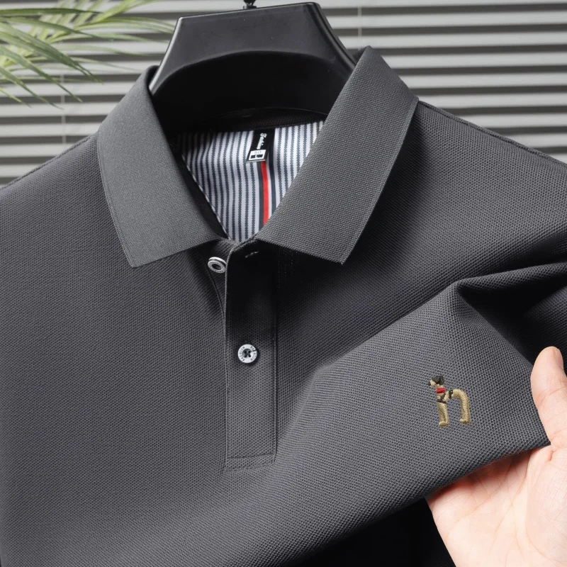 100% Cotton Summer Men's Tailored Breathable Polo Shirt Anti-wrinkle Comfort Golf Short Sleeve Business Casual Embroider Tee
100% Cotton Summer Men's Tailored Breathable Polo Shirt Anti-wrinkle Comfort Golf Short Sleeve Business Casual Embroider Tee