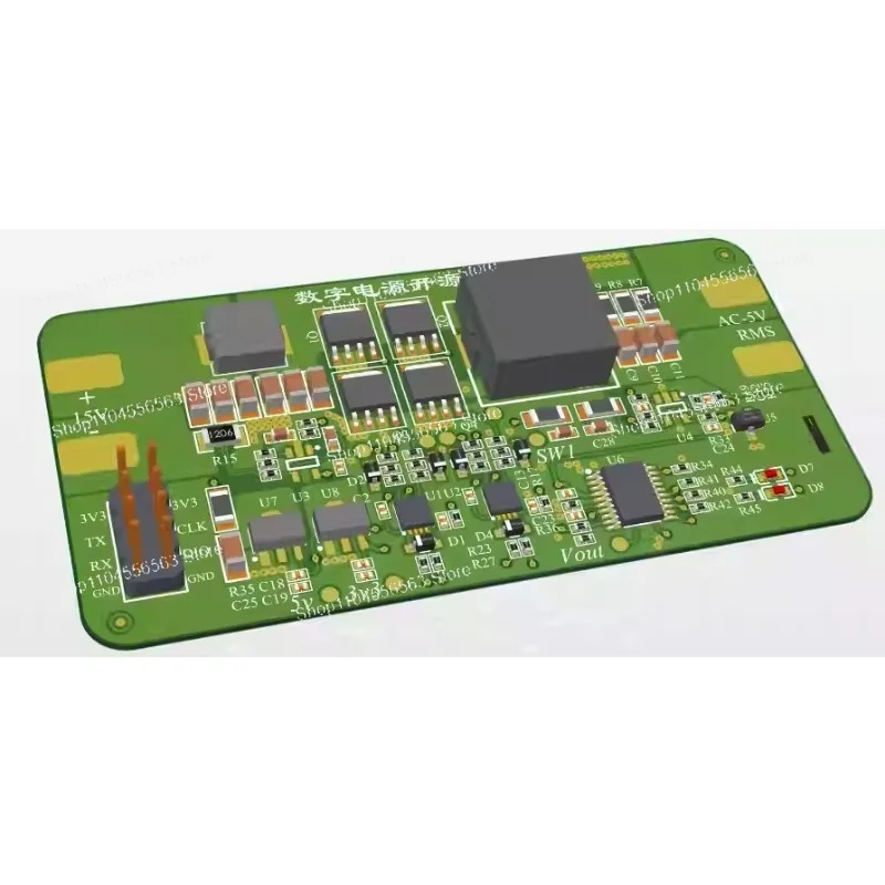 Плата разработки цифрового инвертора постоянного тока в переменный STM32 — высокочастотный источник питания 400 Гц
Плата разработки цифрового инвертора постоянного тока в переменный STM32 — высокочастотный источник питания 400 Гц
