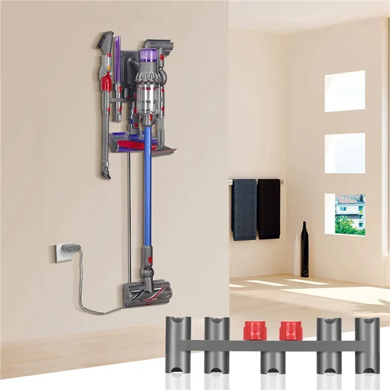 A50Q-2X Holder Accessory For Dyson V7 V8 V10 V11, Docking Station Organizer For Dyson Vacuum Cleaner With 9 Storage Sockets
A50Q-2X Holder Accessory For Dyson V7 V8 V10 V11, Docking Station Organizer For Dyson Vacuum Cleaner With 9 Storage Sockets