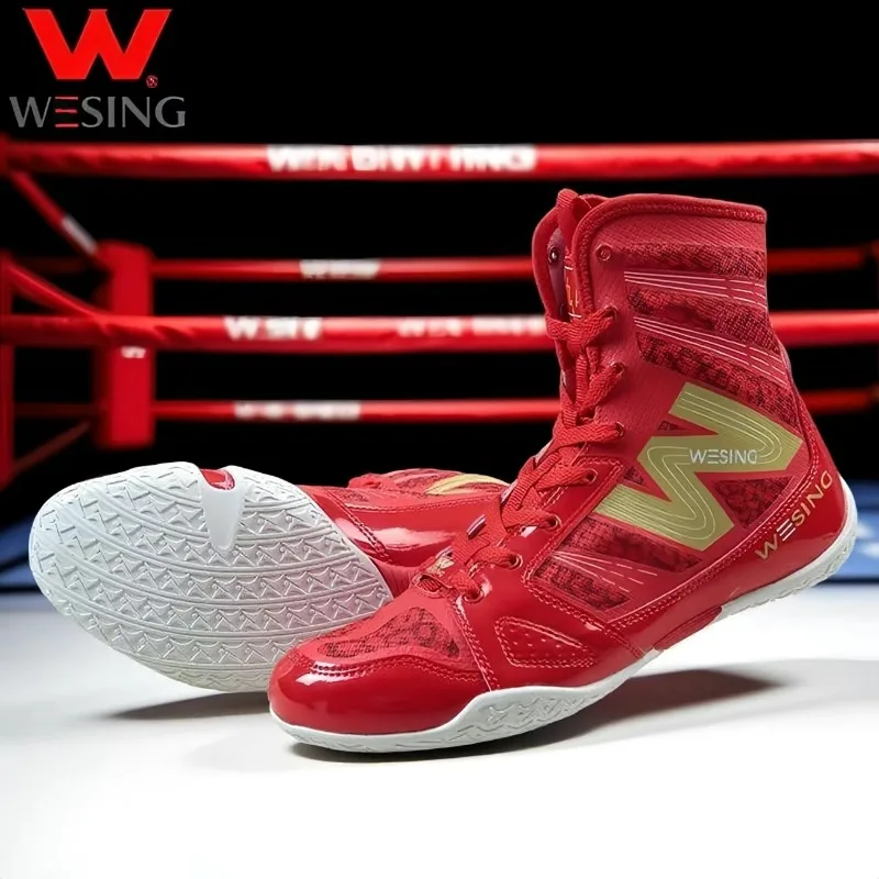 2025 New Wrestling Boots Men Women Red Blue Boxing Shoes for Unisex Brand Designer Fighting Shoes Gym Training Shoe
2025 New Wrestling Boots Men Women Red Blue Boxing Shoes for Unisex Brand Designer Fighting Shoes Gym Training Shoe