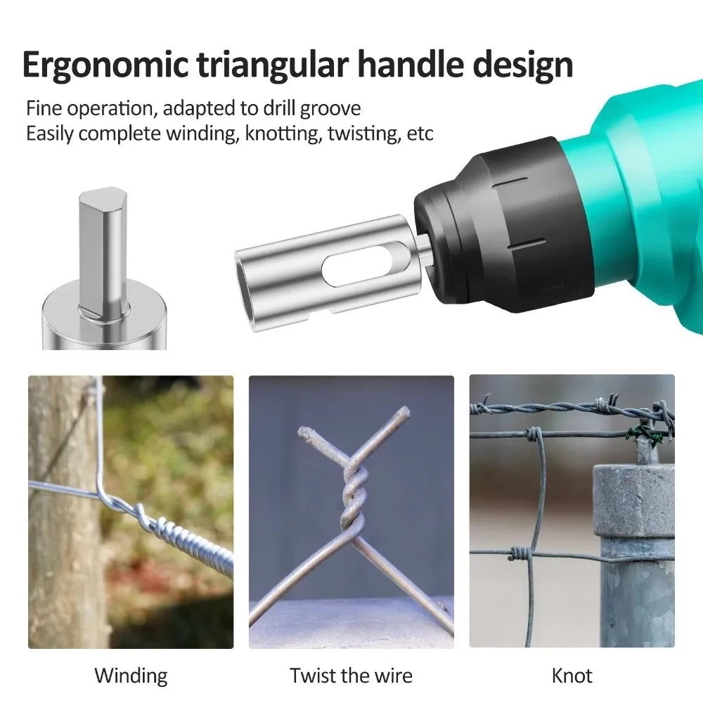Портативные инструменты для скручивания проволоки, железная проволока, многофункциональный узловязатель, электрическая дрель, инструмент для сверлильного патрона
Портативные инструменты для скручивания проволоки, железная проволока, многофункциональный узловязатель, электрическая дрель, инструмент для сверлильного патрона