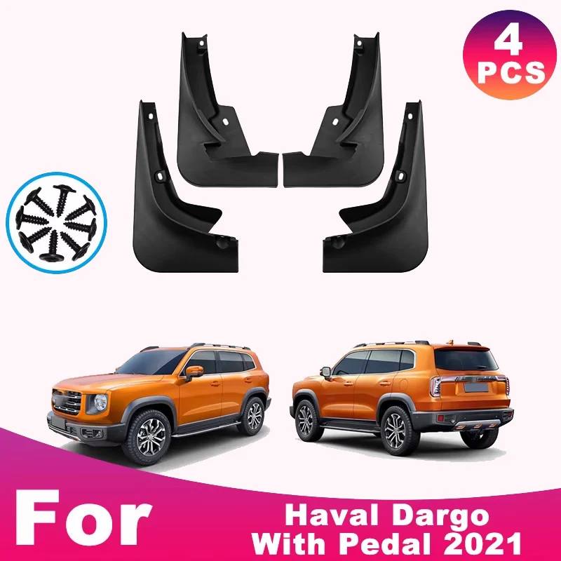 For Haval Dargo With Pedal 2021 Automotive Tire Mudguard Waterproof Prevent Mud Splashing Car Mud Flaps 4pcs Accessories
For Haval Dargo With Pedal 2021 Automotive Tire Mudguard Waterproof Prevent Mud Splashing Car Mud Flaps 4pcs Accessories