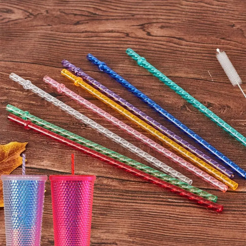 Reusable ECOZEN Straws Party Supplies Recycling Plastic Drinking Straws Multi-color With Clasps Large Diameter Straw for Kids
Reusable ECOZEN Straws Party Supplies Recycling Plastic Drinking Straws Multi-color With Clasps Large Diameter Straw for Kids
