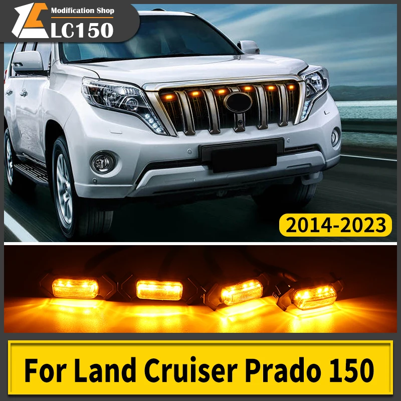 2014-2021 For Toyota Land Cruiser Prado 150 LC150 Modification Accessories Led Light Central Grille Clearance Lamp Width Lamp
2014-2021 For Toyota Land Cruiser Prado 150 LC150 Modification Accessories Led Light Central Grille Clearance Lamp Width Lamp