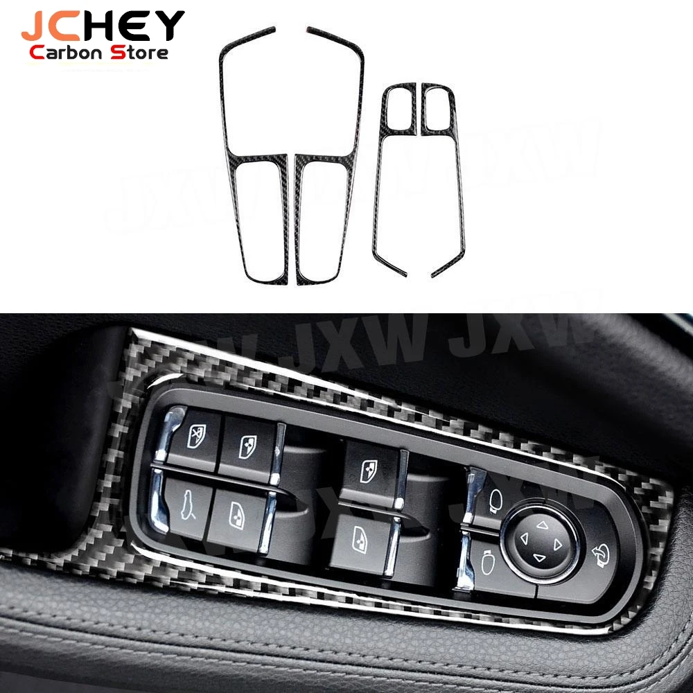 JCHEY 4 PCS Carbon Fiber Car Door Window Lifter Switch Button Trim Frame Cover Decal Stickers For Porsche Macan 2015-2018
JCHEY 4 PCS Carbon Fiber Car Door Window Lifter Switch Button Trim Frame Cover Decal Stickers For Porsche Macan 2015-2018