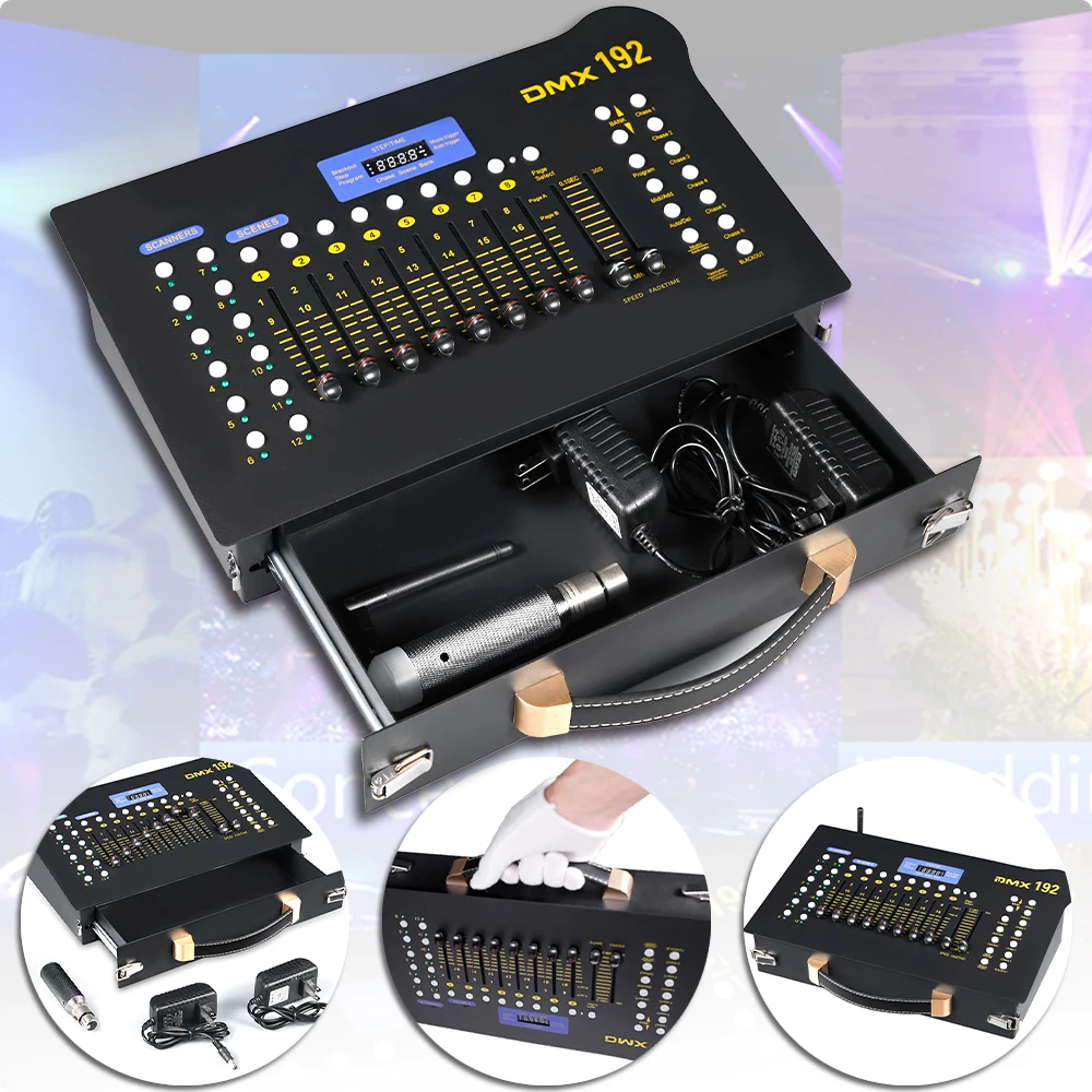 Mini Standard Dmx Controller 192 For Stage Lighting Moving Head And LED Par Light Dj Disco Controller Equipment
Mini Standard Dmx Controller 192 For Stage Lighting Moving Head And LED Par Light Dj Disco Controller Equipment
