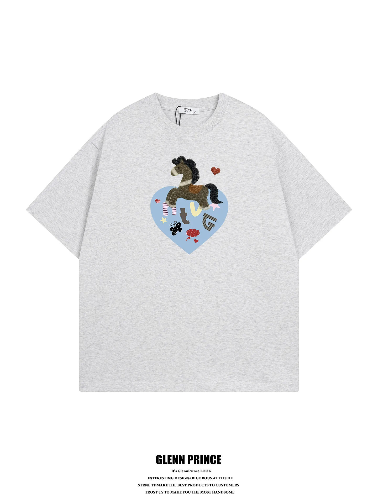 GPstudio Heavyweight Short Sleeve T-Shirt 300g Lazy Fashion New Couple Top Heart Design Breathable Cotton Unisex
GPstudio Heavyweight Short Sleeve T-Shirt 300g Lazy Fashion New Couple Top Heart Design Breathable Cotton Unisex