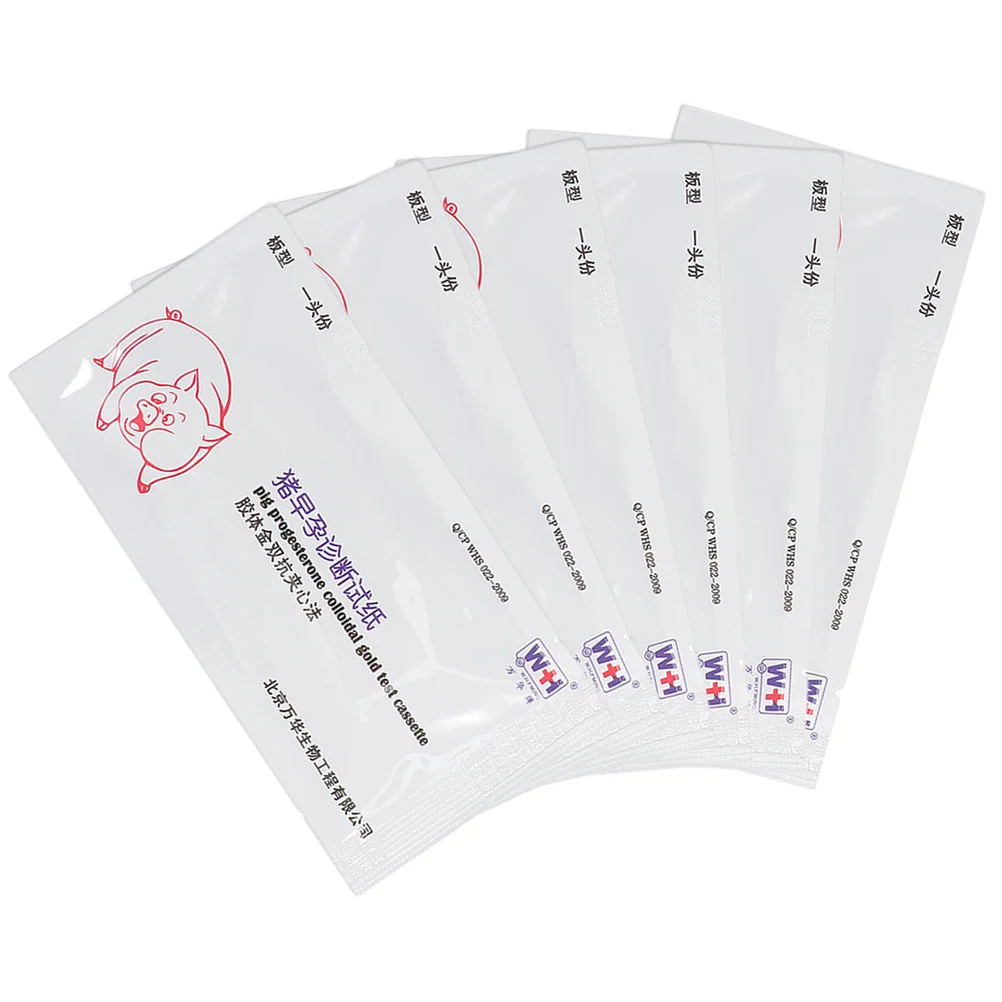 6 Sets High Precision Pig Pregnancy Test Paper Tubes Sow Detection Tools Plastic Indoor Testing
6 Sets High Precision Pig Pregnancy Test Paper Tubes Sow Detection Tools Plastic Indoor Testing
