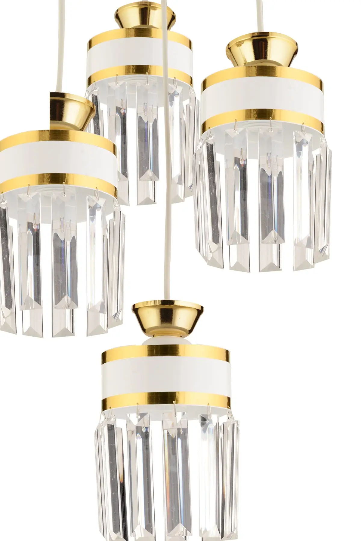 DOLBOVI September 4-piece white yellow gilded pendant crystal stone tray luxury living room chandelier
DOLBOVI September 4-piece white yellow gilded pendant crystal stone tray luxury living room chandelier