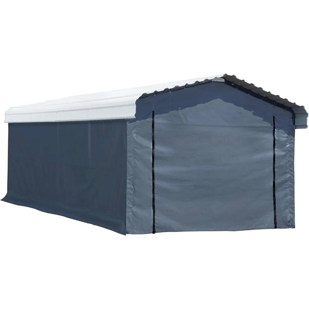 12' X 20' X 7' 29-gauge Galvanized Steel Carport with Galvanized Steel Roofing and Closure Kit, Eggshell Color
12' X 20' X 7' 29-gauge Galvanized Steel Carport with Galvanized Steel Roofing and Closure Kit, Eggshell Color