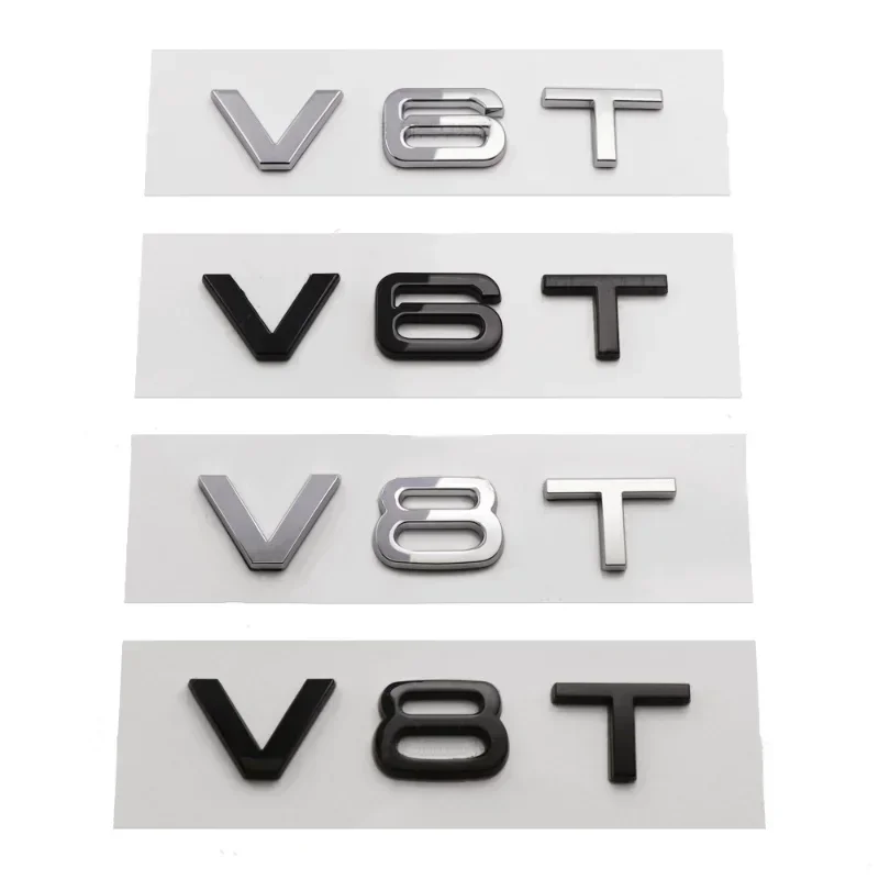 3D ABS V6T V8T Logo Car Rear Boot Trunk Side Fender Car Emblem Badge Sticker Decals For Audi A4L A5 A6L A7 S4 S5 Car Accessories
3D ABS V6T V8T Logo Car Rear Boot Trunk Side Fender Car Emblem Badge Sticker Decals For Audi A4L A5 A6L A7 S4 S5 Car Accessories