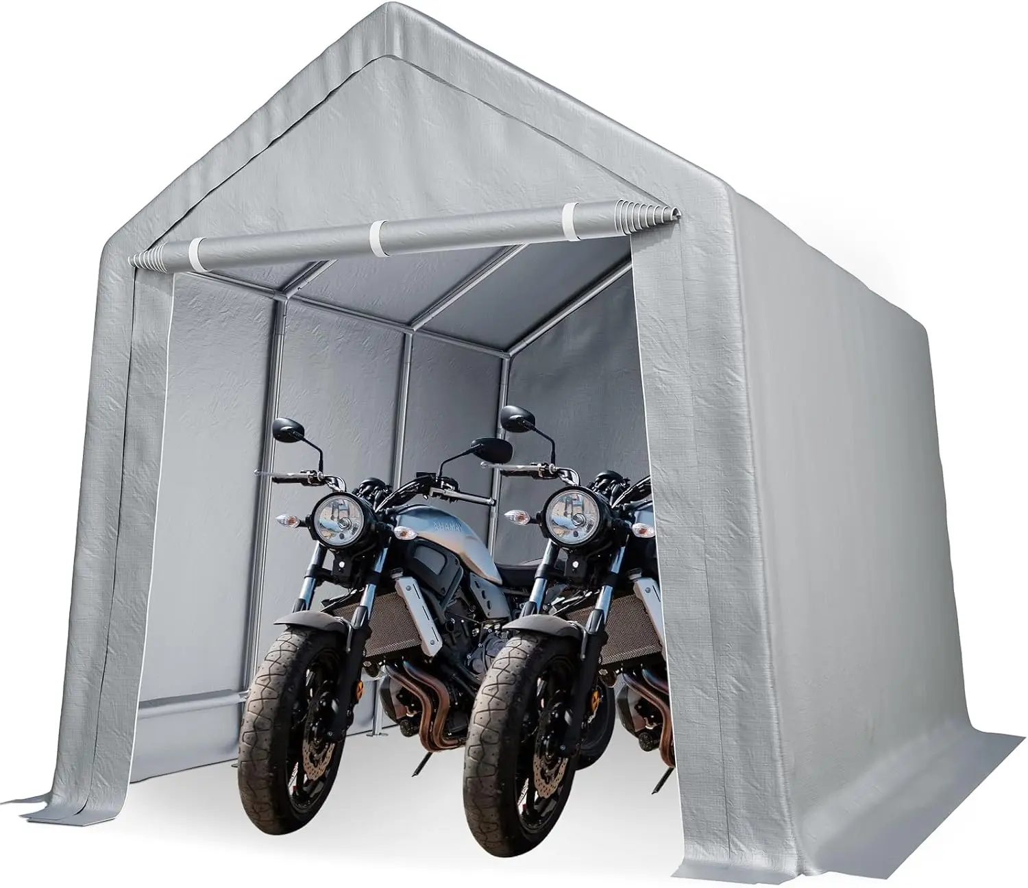 Carport Portable Storage Shed, 10x15 FT Storage Shelter, Roll-Up Zipper Doors, All-Season Protective Car Tent Tarp, Sturdy Metal
Carport Portable Storage Shed, 10x15 FT Storage Shelter, Roll-Up Zipper Doors, All-Season Protective Car Tent Tarp, Sturdy Metal