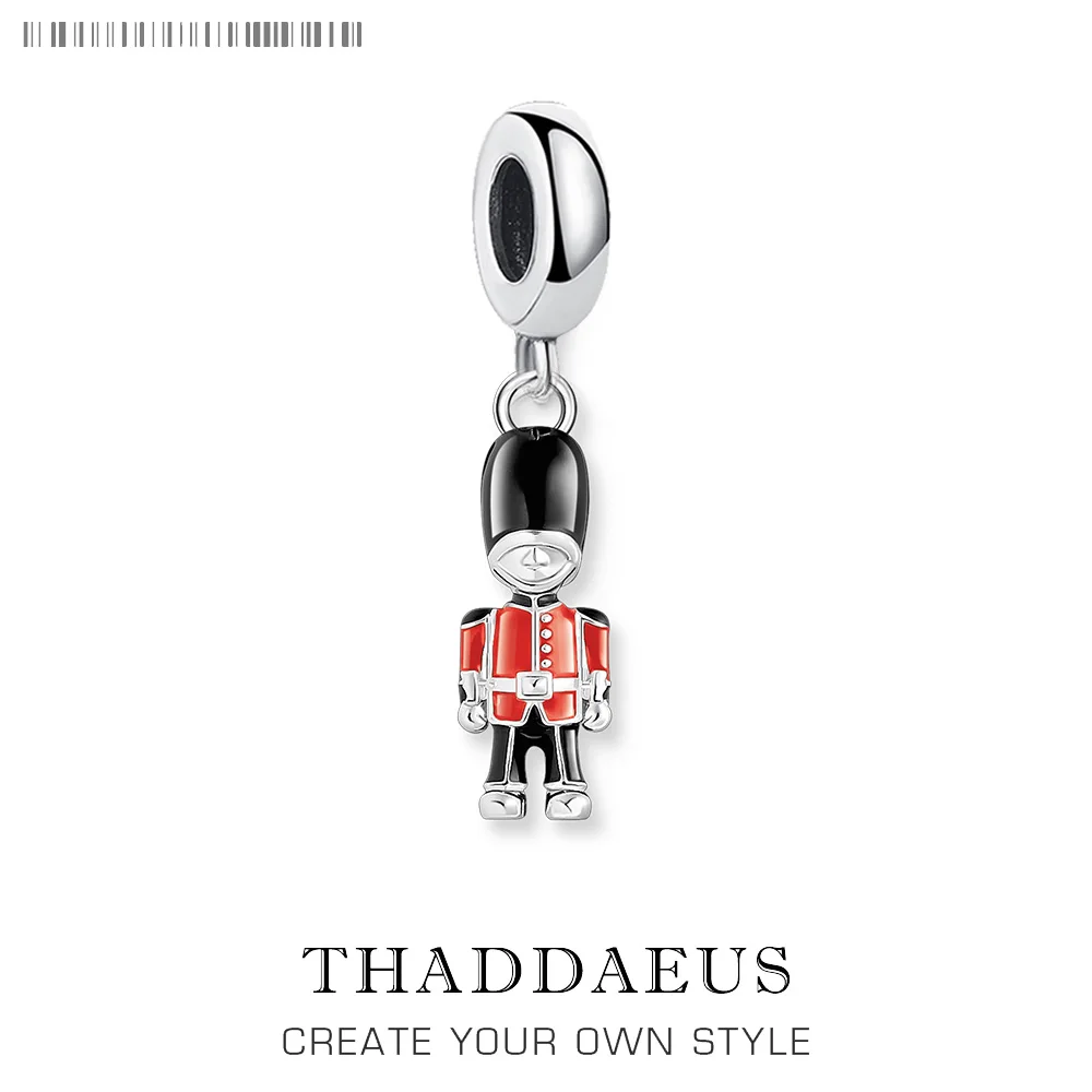 LONDON Royal Guard Pendant Dangle Charm For Women Men DIY Jewelry Trendy Holiday Gift Real 925 Sterling Silver
LONDON Royal Guard Pendant Dangle Charm For Women Men DIY Jewelry Trendy Holiday Gift Real 925 Sterling Silver