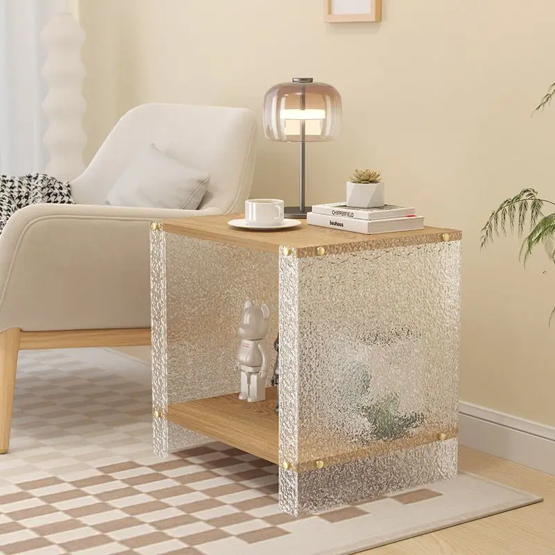 Nordic acrylic parallel coffee table modern simple wind living room square edge several small household practical storage racks
Nordic acrylic parallel coffee table modern simple wind living room square edge several small household practical storage racks