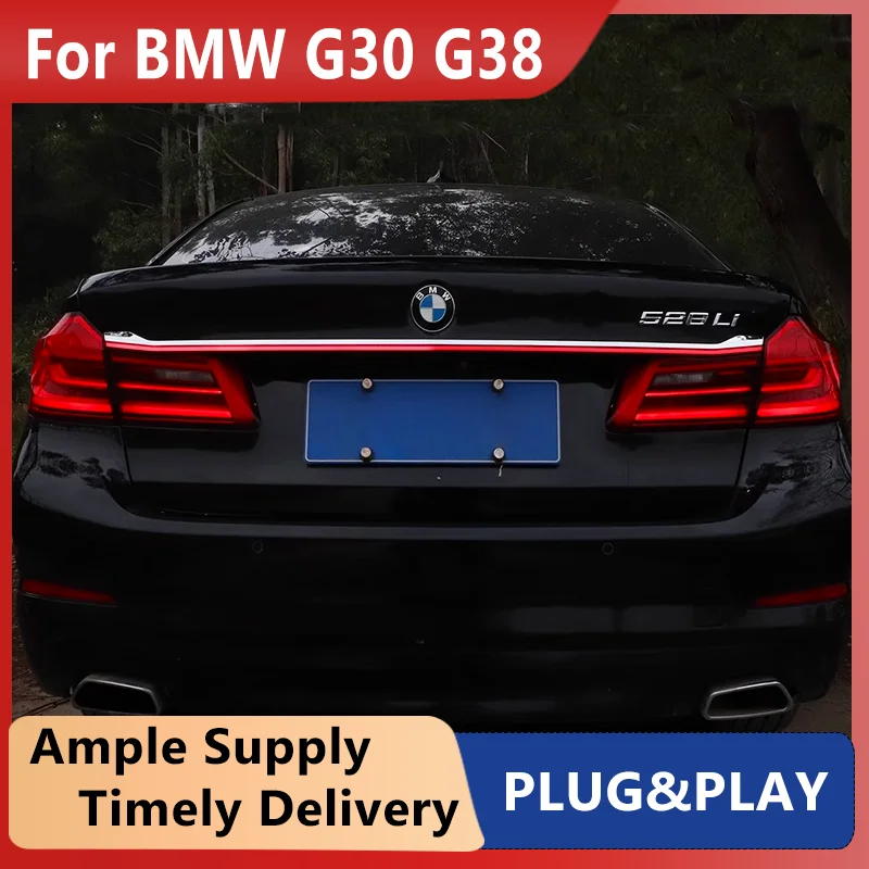 Led Through Tail Light For BMW G30 G38 2018-2022 520i 530i Through Trunk Rear lamp Rear Bumper Taillight LED Dynamic turn signal
Led Through Tail Light For BMW G30 G38 2018-2022 520i 530i Through Trunk Rear lamp Rear Bumper Taillight LED Dynamic turn signal