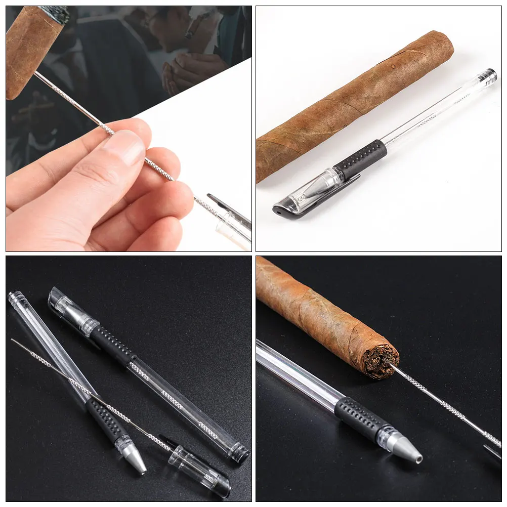 2pcs Stainless Steel Punch Tools Durable Draw Enhancer Ergonomic Dredge Tool For All Sizes Accessories Cigar Supply Cigar Tools 
2pcs Stainless Steel Punch Tools Durable Draw Enhancer Ergonomic Dredge Tool For All Sizes Accessories Cigar Supply Cigar Tools