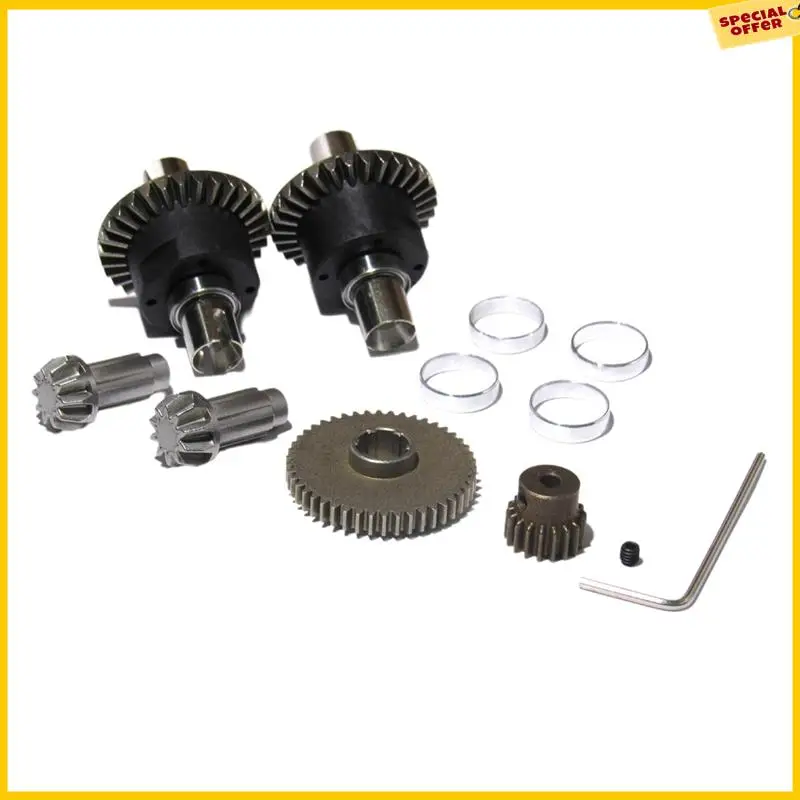 A25P Metal Differential Upgrade Pinion Gears, Main Gear, Motor Gear, And Screw Set Part For 1:16 16101 16102 16103 RC Car
A25P Metal Differential Upgrade Pinion Gears, Main Gear, Motor Gear, And Screw Set Part For 1:16 16101 16102 16103 RC Car