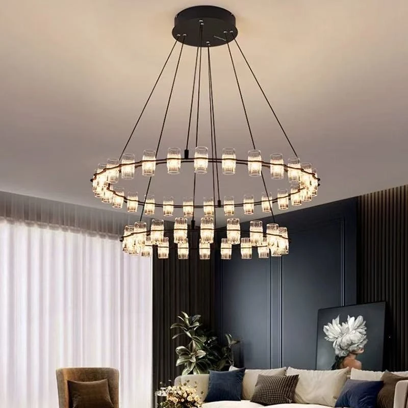 LED Pendant Light High-end Bedroom Living Villa Lamp Lobby Luxury Lamps Home Decor Chandeliers Glass Acrylic Hanging Lamp Design
LED Pendant Light High-end Bedroom Living Villa Lamp Lobby Luxury Lamps Home Decor Chandeliers Glass Acrylic Hanging Lamp Design