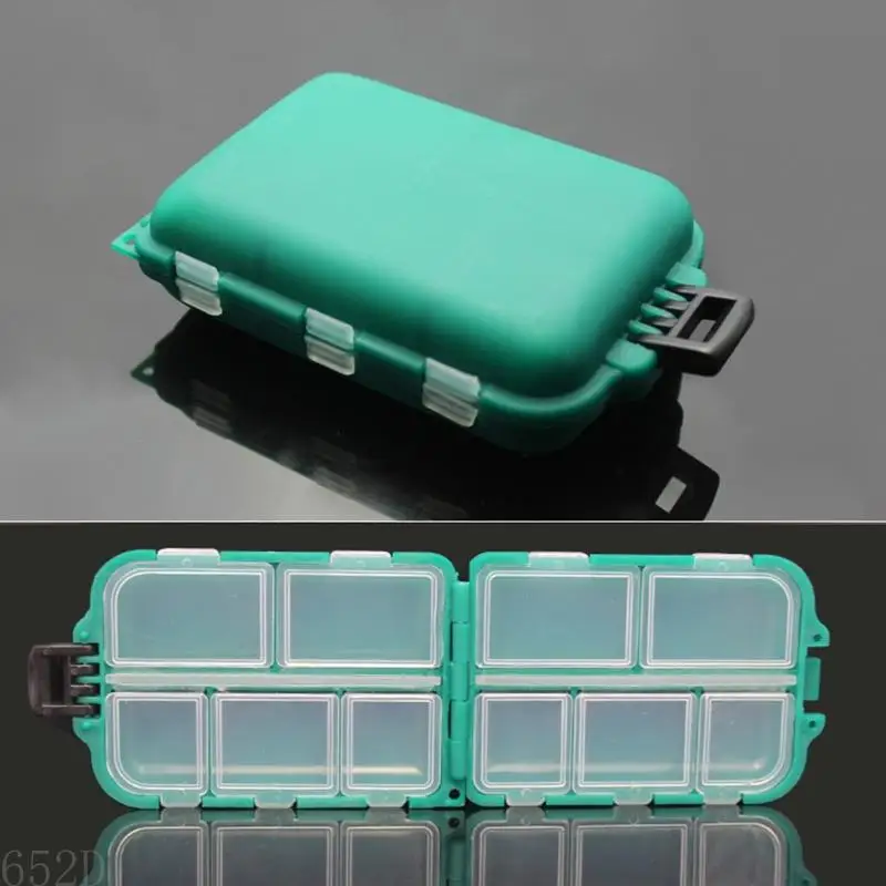 AP17 Mini Fishing Lure Box Outdoors Fishing Tool Box Portable Tackle for Case Mini Toolbox 10 Compartment Storage f
AP17 Mini Fishing Lure Box Outdoors Fishing Tool Box Portable Tackle for Case Mini Toolbox 10 Compartment Storage f