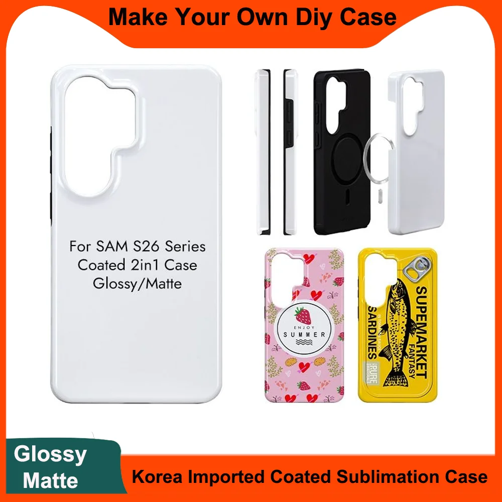 5pcs Blank Sublimation Case for Samsung Galaxy S26 S25 Ultra A54 A16 2 in 1 Full Wrapped Coated Case Photo Custom Heat Press
5pcs Blank Sublimation Case for Samsung Galaxy S26 S25 Ultra A54 A16 2 in 1 Full Wrapped Coated Case Photo Custom Heat Press