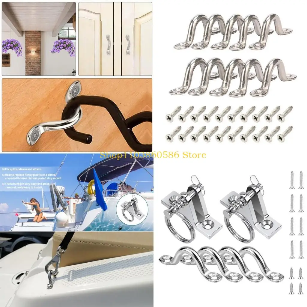 242A 8/10 шт., верхняя накладка для морской лодки, крепления для глаз, анкерная точка для оснастки каяка, каноэ
242A 8/10 шт., верхняя накладка для морской лодки, крепления для глаз, анкерная точка для оснастки каяка, каноэ