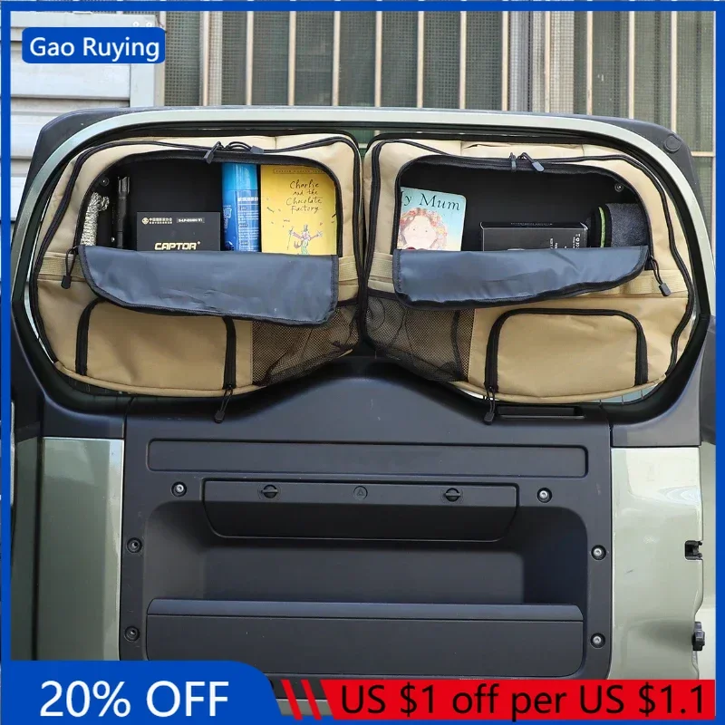 Gao Ruying For Land Rover Defender 90 110 130 2020-2025 Car Tailgate Window Storage Bag Window Tool Storage Bag Car Accessories
Gao Ruying For Land Rover Defender 90 110 130 2020-2025 Car Tailgate Window Storage Bag Window Tool Storage Bag Car Accessories