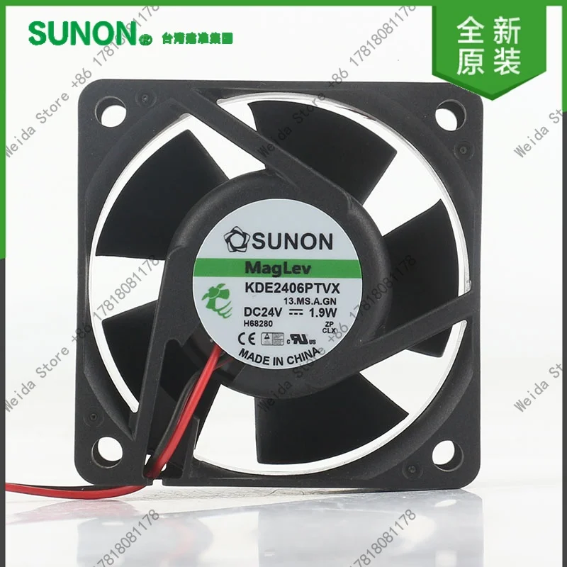 Original SUNON certified model KDE2406PTVX 6025 5V 12V 48V DC24V 1.9W 6cm variable frequency fan for heat dissipation
Original SUNON certified model KDE2406PTVX 6025 5V 12V 48V DC24V 1.9W 6cm variable frequency fan for heat dissipation
