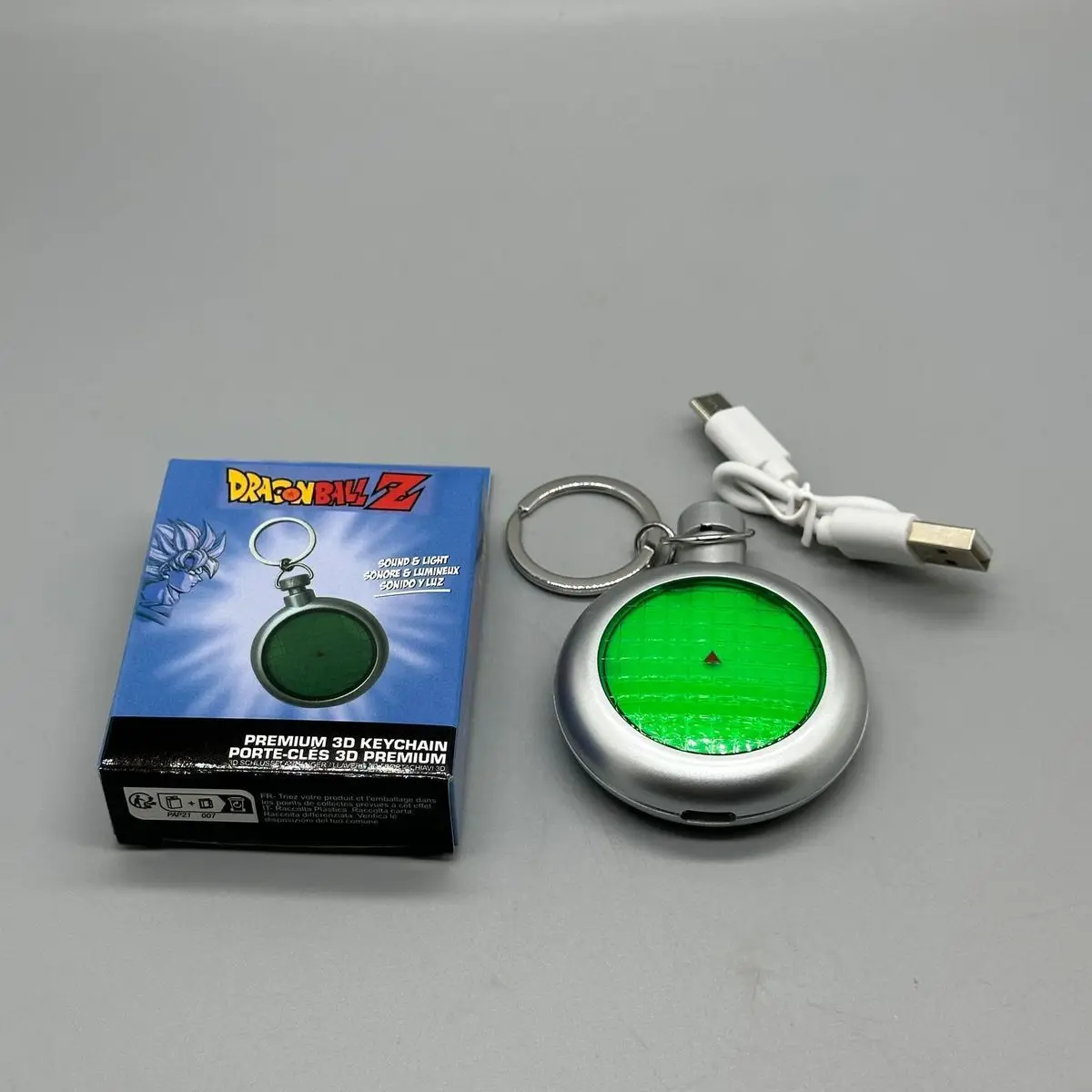 Dragon Ball Radar Rechargeable Emit Light and Sound Keychains Backpack Ornament Pendant Anime Collectible Keychain Festival Gift
Dragon Ball Radar Rechargeable Emit Light and Sound Keychains Backpack Ornament Pendant Anime Collectible Keychain Festival Gift