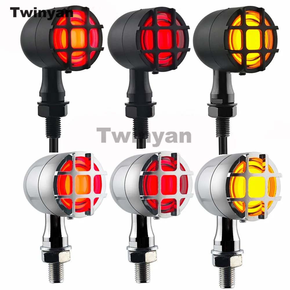 Motorcycle Front Rear Lights Bullet LED Turn Signals Lamp Universal Indicator Lamp For Harley Chopper Bobber
Motorcycle Front Rear Lights Bullet LED Turn Signals Lamp Universal Indicator Lamp For Harley Chopper Bobber