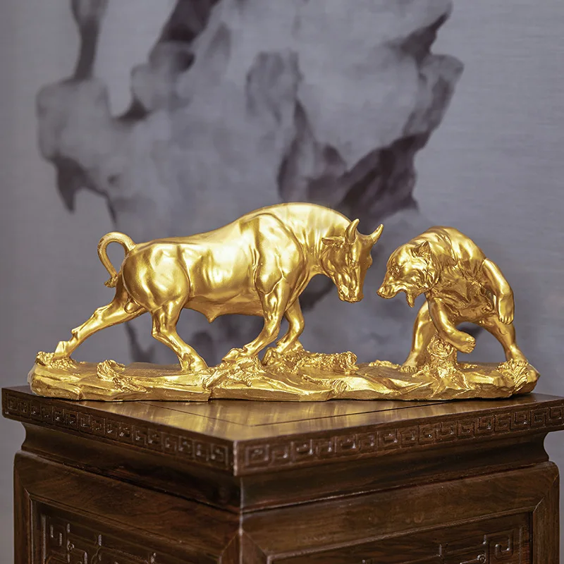 PYH high-end cow ornament tiger lucky handicrafts simple living room office wine cabinet decoration opening gift
PYH high-end cow ornament tiger lucky handicrafts simple living room office wine cabinet decoration opening gift