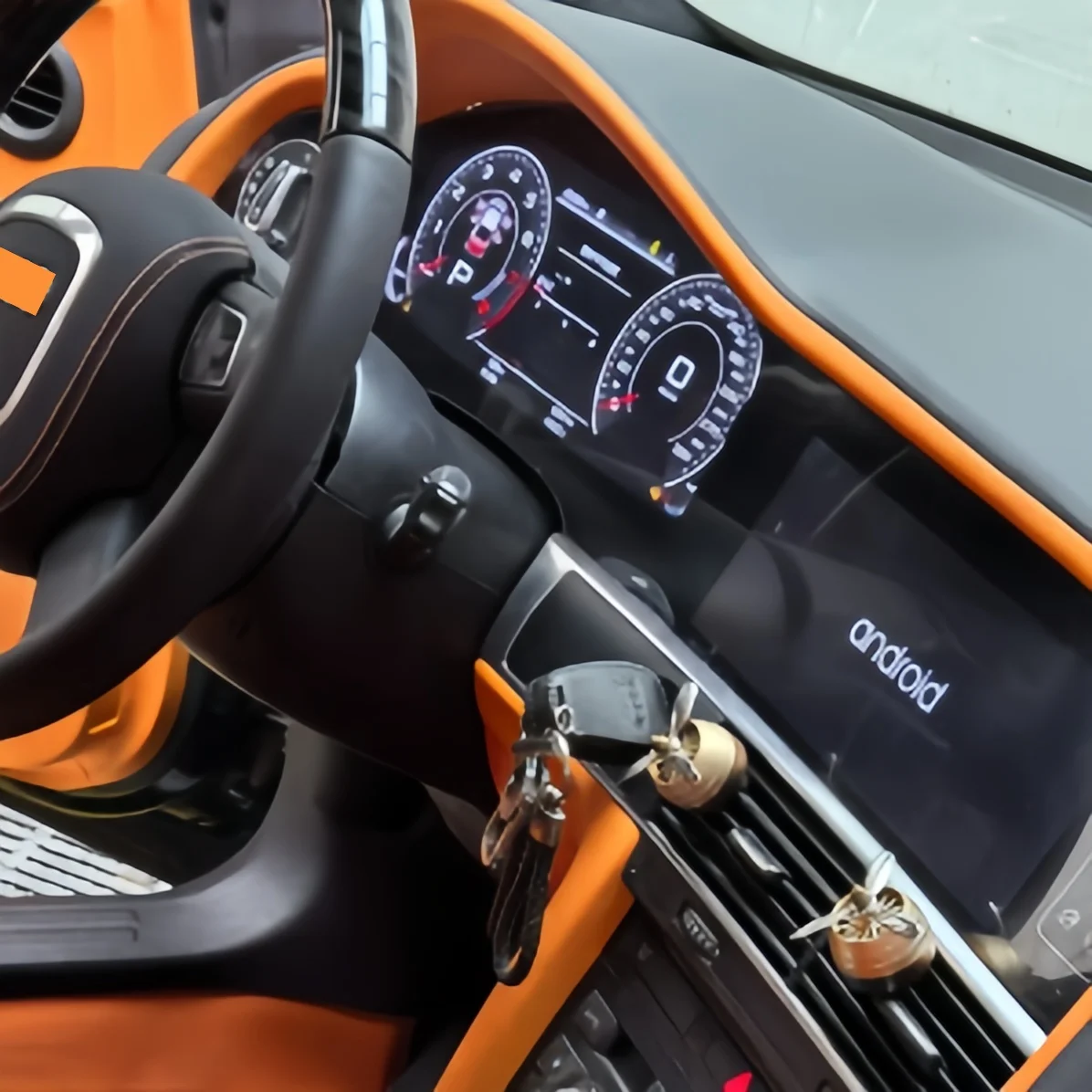 24,6-дюймовый автомобильный мультимедийный радиоплеер с двойным экраном Android 13.0, GPS-навигация для Audi A6 2005-2012, стерео, авторадио, головное устройство
24,6-дюймовый автомобильный мультимедийный радиоплеер с двойным экраном Android 13.0, GPS-навигация для Audi A6 2005-2012, стерео, авторадио, головное устройство