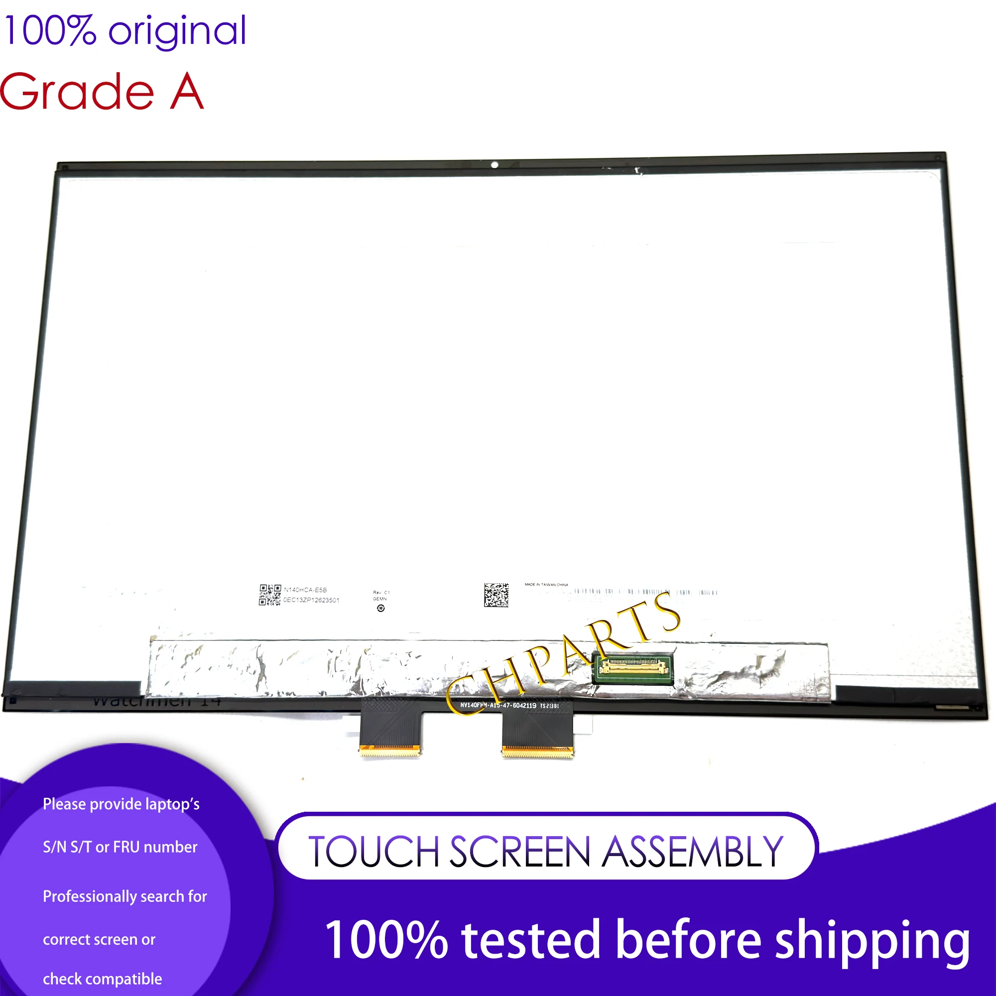 ZB8217 LCD Touch Screen For Dell Inspiron 5410 7415 2-IN-1 P147G P147G001 P147G002 Laptop Replacement Assembly Panel Display
ZB8217 LCD Touch Screen For Dell Inspiron 5410 7415 2-IN-1 P147G P147G001 P147G002 Laptop Replacement Assembly Panel Display