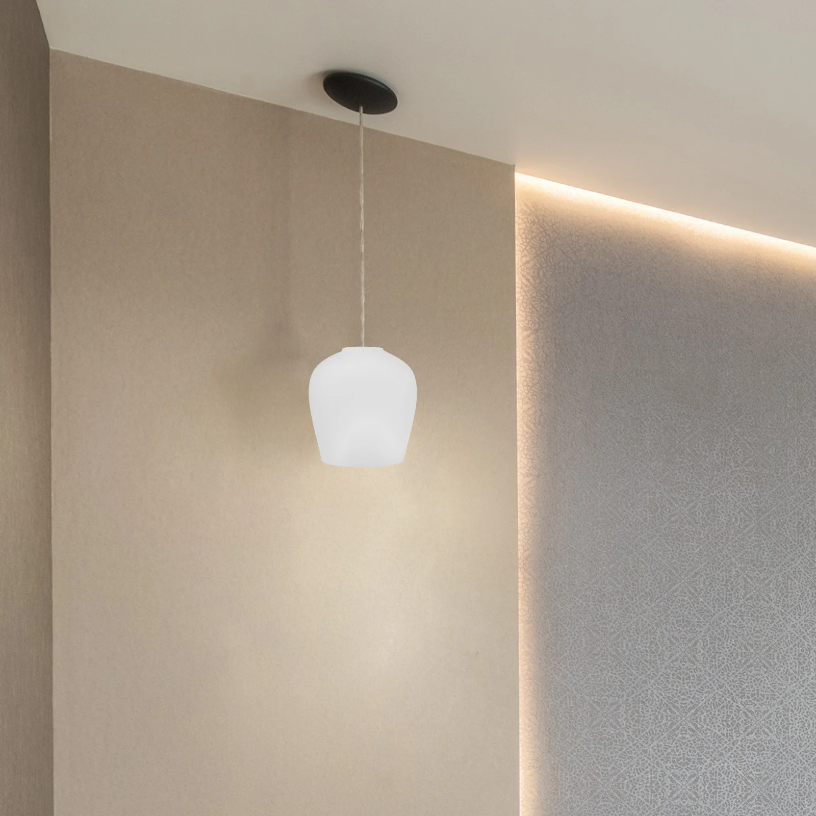 2Pcs Glass Shades for Pendant Lights Stylish Radian Design Dustproof Indoor Lighting Small Lamp Shades Pendant Lamp Shade
2Pcs Glass Shades for Pendant Lights Stylish Radian Design Dustproof Indoor Lighting Small Lamp Shades Pendant Lamp Shade