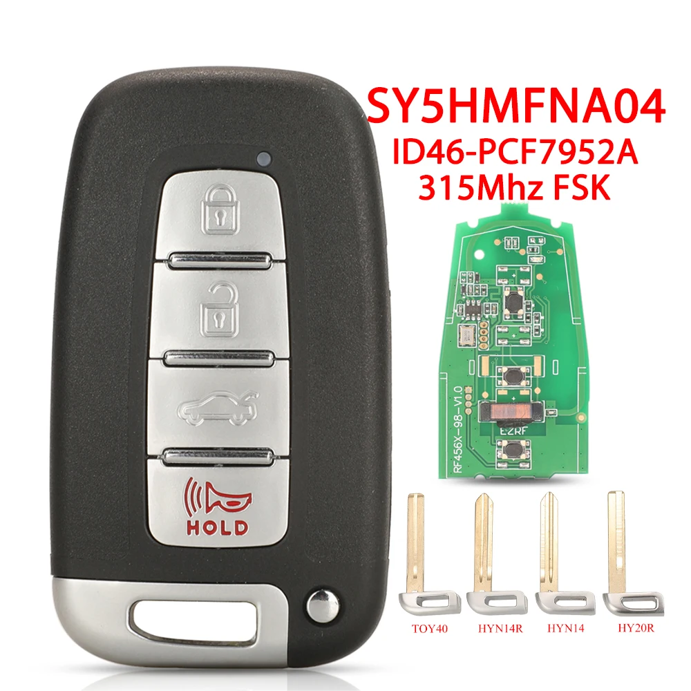 315 МГц ID46 SY5HMFNA04 удаленный смарт-ключ для Hyundai Elantra Genesis Veloster Equus Tucson Sonata Azera Kia Forte Borrego Sorento
315 МГц ID46 SY5HMFNA04 удаленный смарт-ключ для Hyundai Elantra Genesis Veloster Equus Tucson Sonata Azera Kia Forte Borrego Sorento