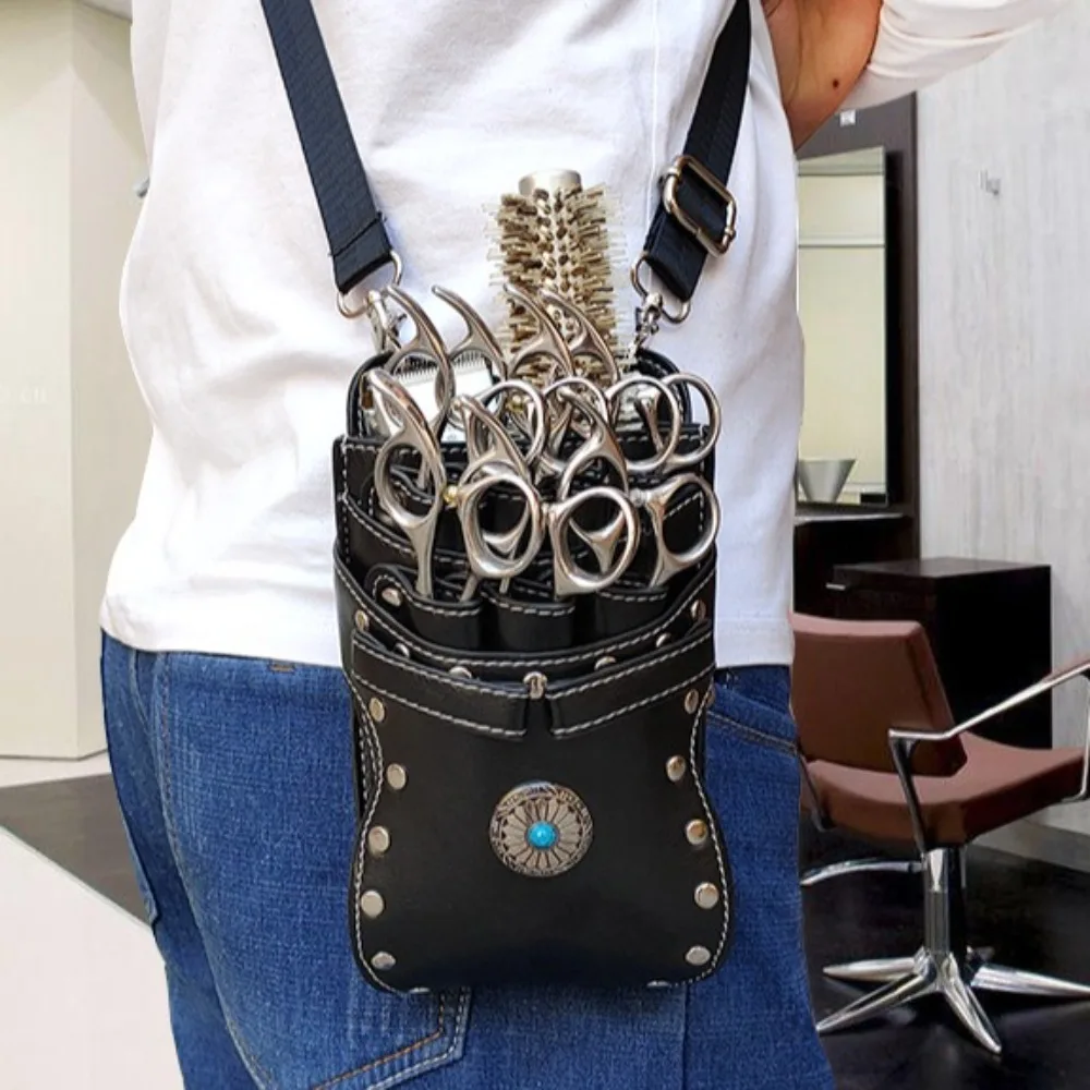 Professional PU Leather Hair Scissors Bag Waterproof Portable Shears Storage Bags Toolkit Universal Case Bag Holder Outdoor
Professional PU Leather Hair Scissors Bag Waterproof Portable Shears Storage Bags Toolkit Universal Case Bag Holder Outdoor