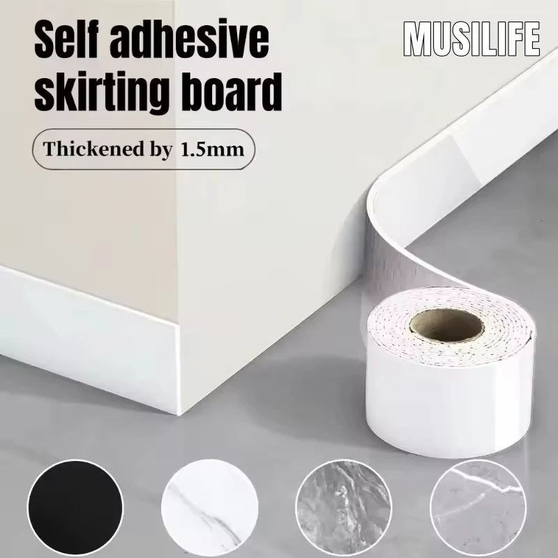 1PC 5/10M Self Adhesive Skirting Board Thicken Flexible Foam Wall Sticker Waistline Tape for Sill Staircase Wallpaper Home Decor
1PC 5/10M Self Adhesive Skirting Board Thicken Flexible Foam Wall Sticker Waistline Tape for Sill Staircase Wallpaper Home Decor