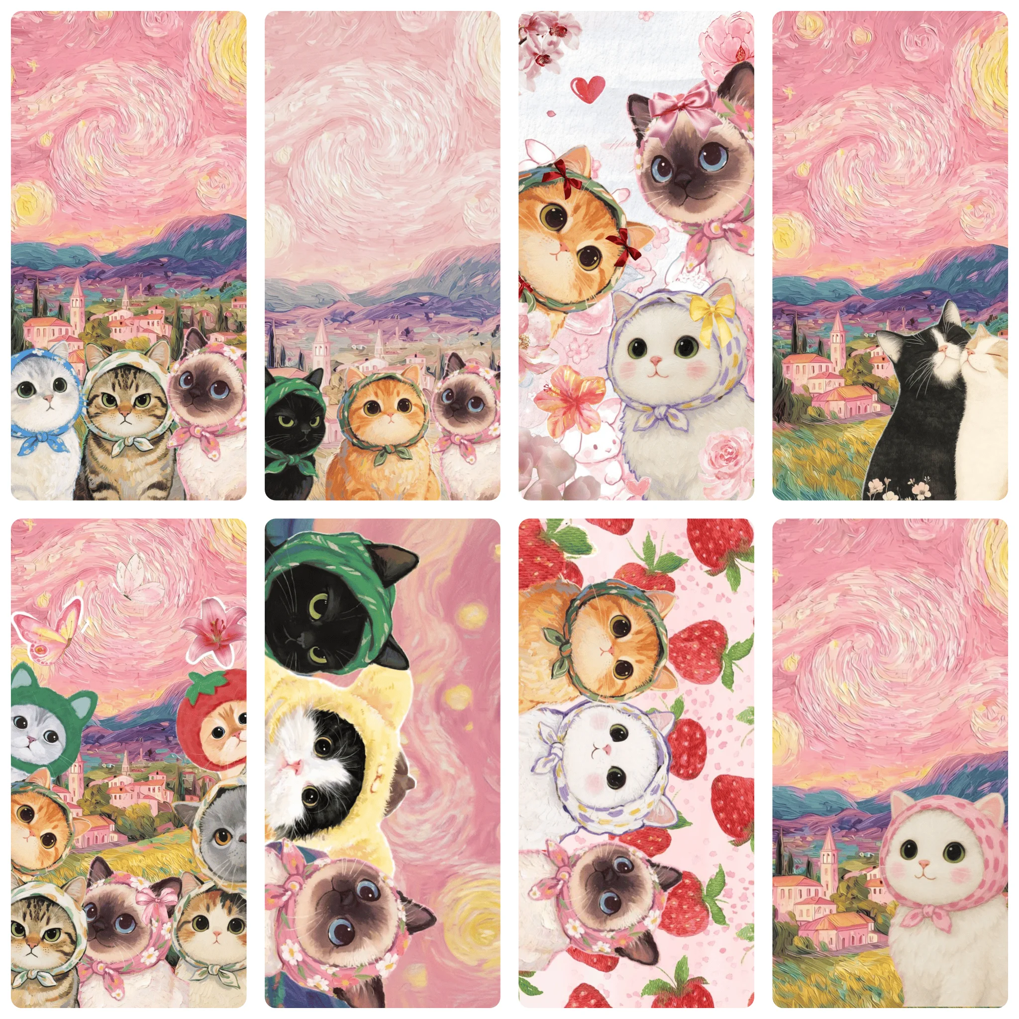 Cats with Bandanas in Pink Starry Night Oil Painting By Numbers Home Decoration Wall Living Room Decor Best Gift Frameelss
Cats with Bandanas in Pink Starry Night Oil Painting By Numbers Home Decoration Wall Living Room Decor Best Gift Frameelss