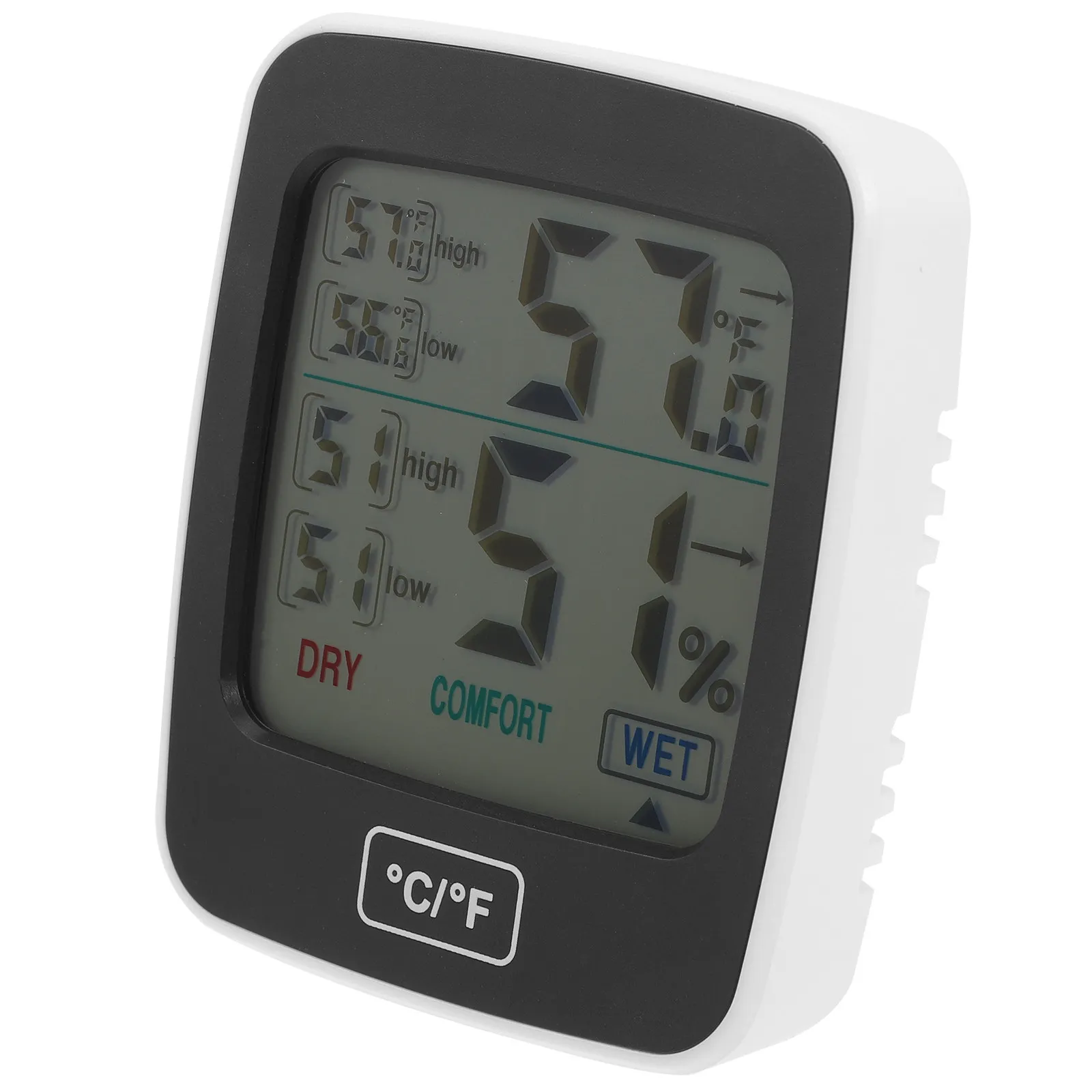 Digital Hygrometer Thermometer Indoor Temperature and Humidity Monitor with Max Min Memory Large LCD Display for Home Office
Digital Hygrometer Thermometer Indoor Temperature and Humidity Monitor with Max Min Memory Large LCD Display for Home Office