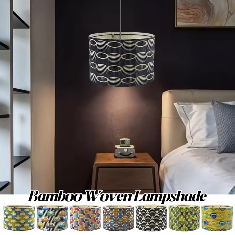 Bedroom Bedside Table Lamp Shade E27 Retro Style Bamboo Woven Chandelier Floor Lamp Cover Abstract Art Homestay Home Decor
Bedroom Bedside Table Lamp Shade E27 Retro Style Bamboo Woven Chandelier Floor Lamp Cover Abstract Art Homestay Home Decor