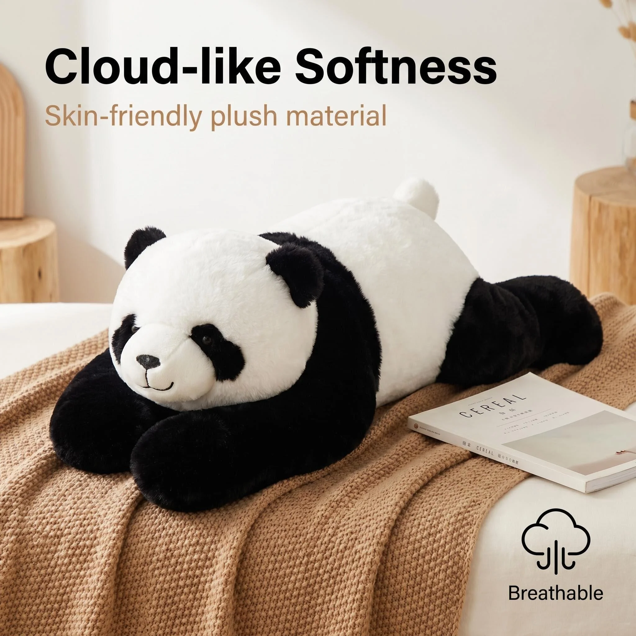 Panda plush toy 65cm/1kg comfortable soft animal birthday gift soft pillow toy girl gift room decoration
Panda plush toy 65cm/1kg comfortable soft animal birthday gift soft pillow toy girl gift room decoration