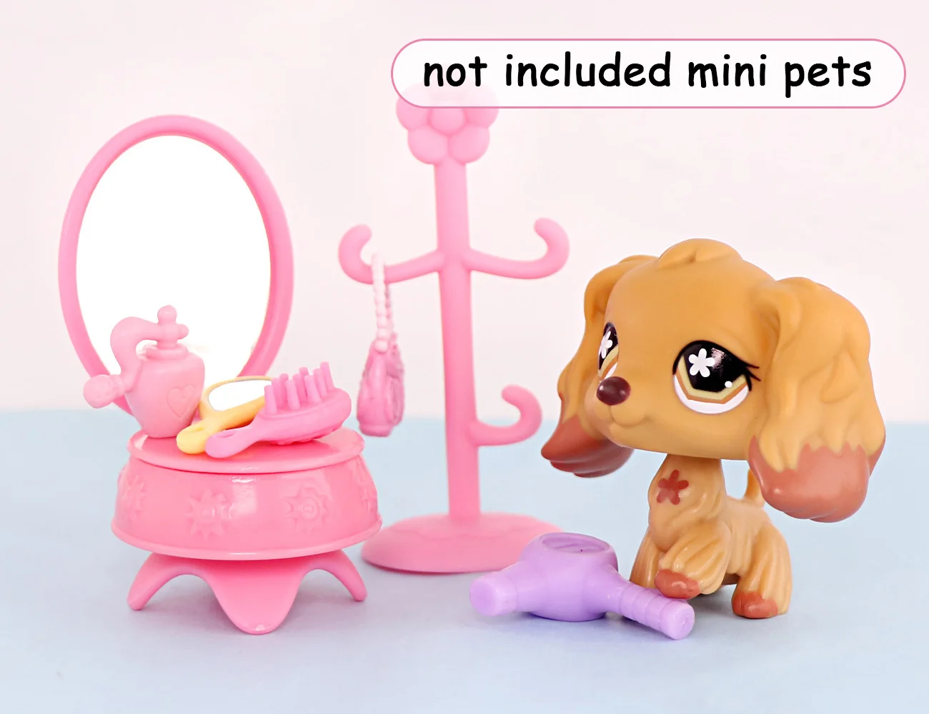 Mini LPS Pet Shop Accessories Fixed Set Dressing Table Floor-Standing Hanger Comb Accessories For Collie (Excluding Toys)
Mini LPS Pet Shop Accessories Fixed Set Dressing Table Floor-Standing Hanger Comb Accessories For Collie (Excluding Toys)
