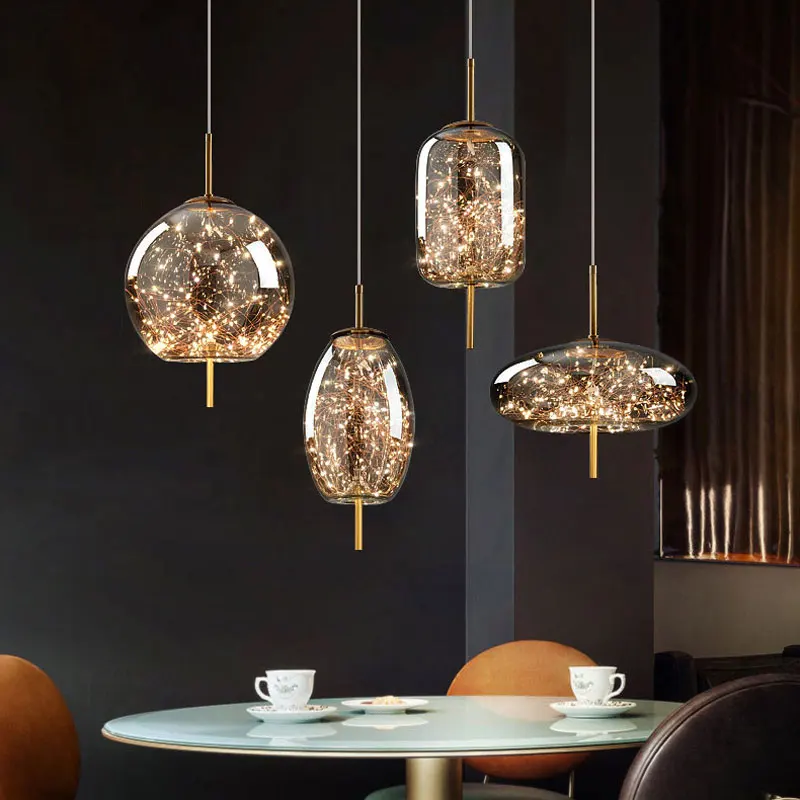 Minimalist Led Pendant Light Glass Chandeliers Hanging Lamp for Dining room Kitchen Bedside Living room Resturant Pendant Lamps
Minimalist Led Pendant Light Glass Chandeliers Hanging Lamp for Dining room Kitchen Bedside Living room Resturant Pendant Lamps